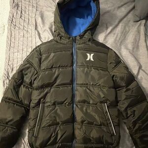 HURLEY Boys Black Puffer Jacket